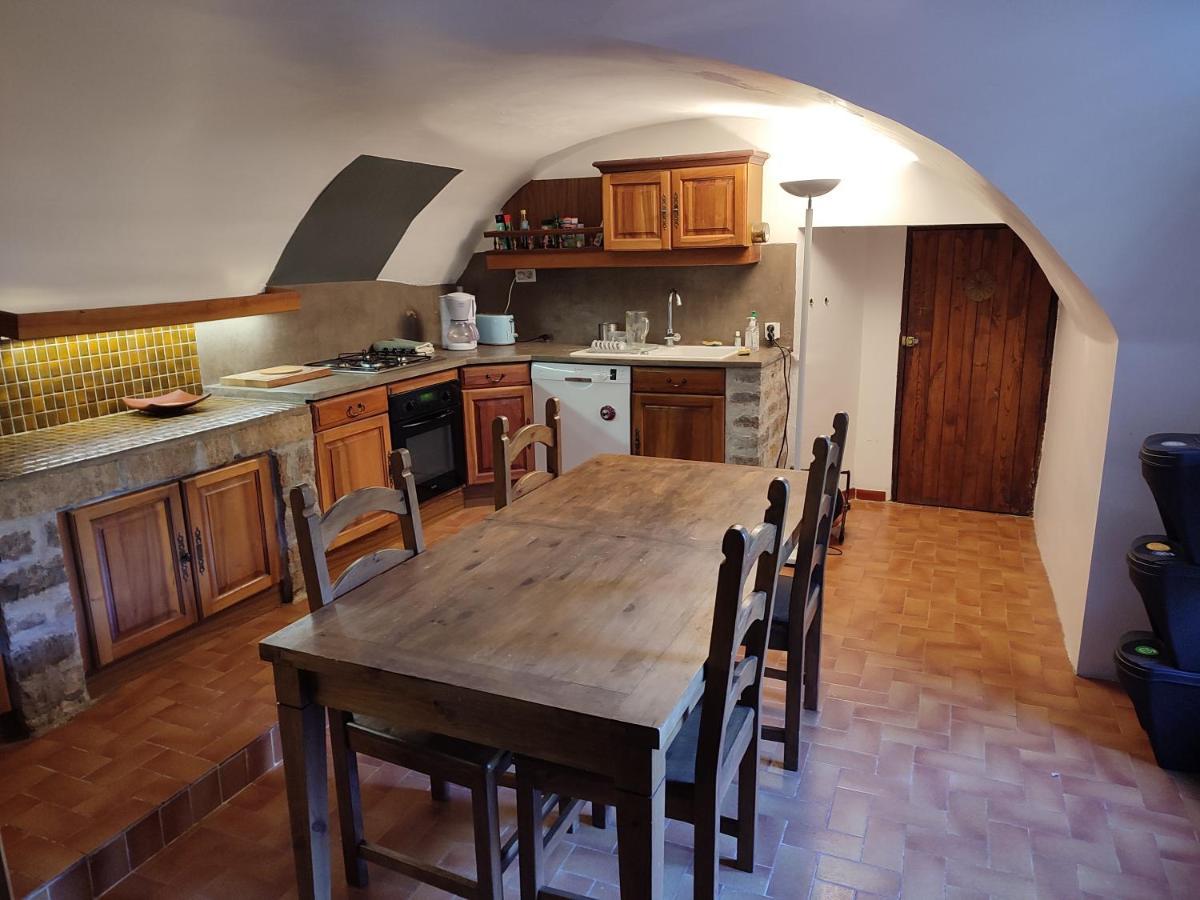 Cros  Chambre Cevennes: Piscine, Lamas, Riviere מראה חיצוני תמונה